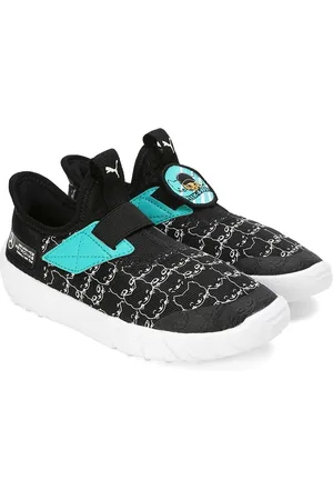 PUMA Kids Mercedes-AMG Petronas F1 Slipkart Woven Design Sneakers
