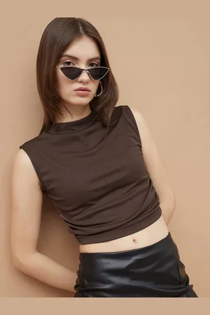 Lifestyle Women Solid Round Neck Casual Top
