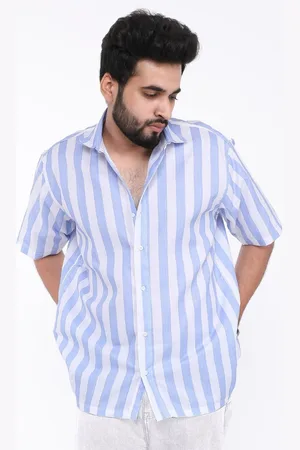 Brown brothers Vertical Striped Oversized Casual Shirt