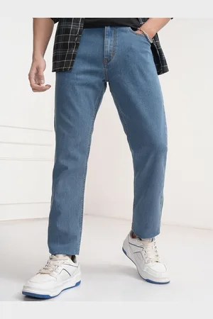 Highlander Men Tape Fit Mid-Rise Clean Look Stretchable Jeans