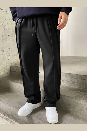 Maniac Mens Cotton Relaxed Fit Mid Rise Track Pant