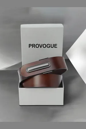 Provogue Men Leather Formal Belt