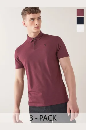Next Pack Of 3 Polo Collar T-shirt