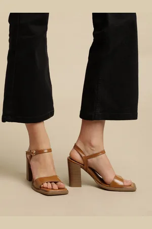 Nautica Women Solid Block Heels with Ankle Loop