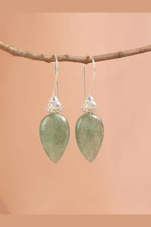 Fabindia Silver Plated Contemporary Drop Earrings