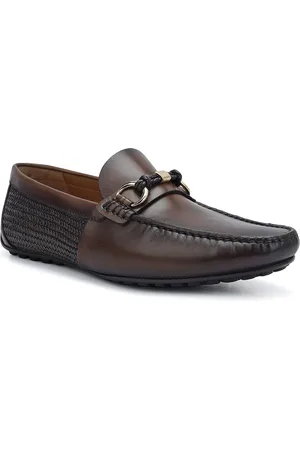 ROSSO BRUNELLO Men Leather Formal Loafers