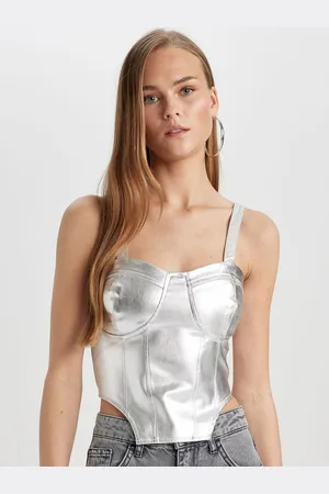 DeFacto Shoulder Straps Corset Top