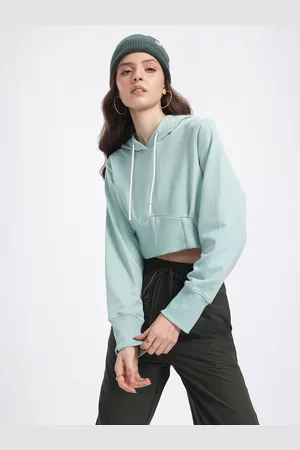 DressBerry Corset Cool Hoodie Hooded Crop Sweatshirt