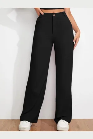 BuyNewTrend Women Comfort High-Rise Trousers