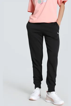 PUMA Women Cotton Knitted Regular Fit Sweatpants