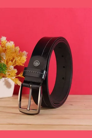 Provogue Men Textured Leather Formal Belt