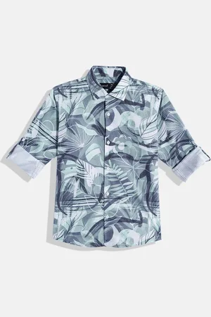 CAVIO Boys Comfort Printed Pure Cotton Casual Shirt