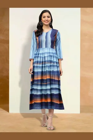 BAESD Printed Fit & Flare Dress