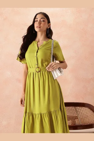 all about you A-Line Midi Dress with Belt