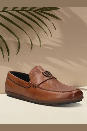Bugatti Men Leather Driving Shoes