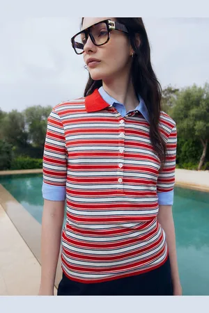 H&M Ribbed Polo Shirt