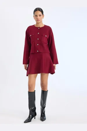 DeFacto Women Flared A-Line Mini Skirt