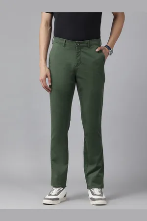 ColorPlus Men Slim Fit Regular Trousers