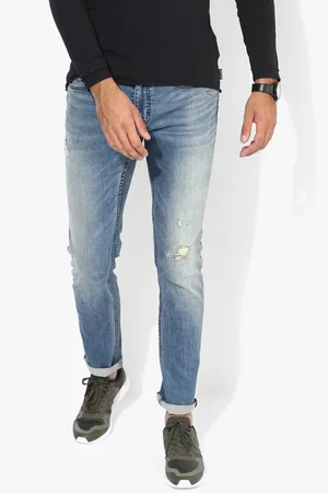 Calvin Klein Blue Washed Skinny Fit Jeans