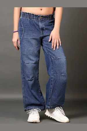 V-Mart Girls Light Fade Mid-Rise Stretchable Jeans
