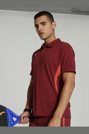 PUMA Men Individual Polo Collar Badminton T-Shirt