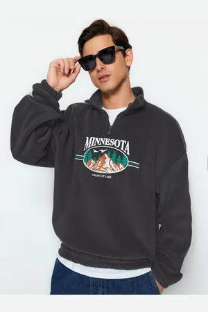 Trendyol Men Typography Printed Sweatshirt
