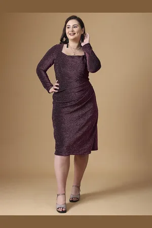 Curvy Lane Women Sheath Midi Dress