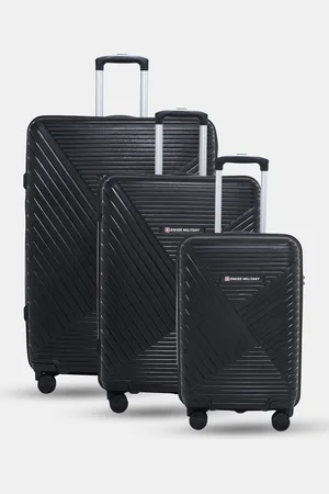 Swiss Military Zurich Spinner Set Of 3 Lightweight Hard-Sided Trolley Bags