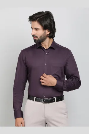 Greenfibre Men Slim Fit Opaque Party Shirt