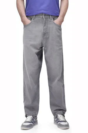 RARE RABBIT Men Comfort Baggy Fit Stretchable Jeans