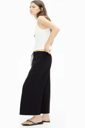 H&M Women Ankle-Length Trousers