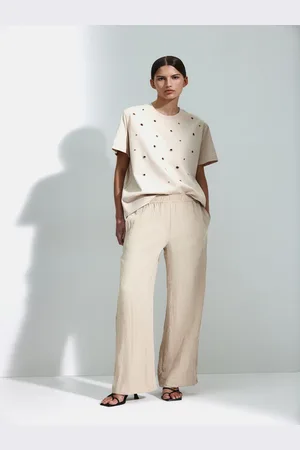 H&M Women Wide Pull-On Trousers