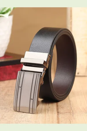 Provogue Men Textured Leather Formal Belt