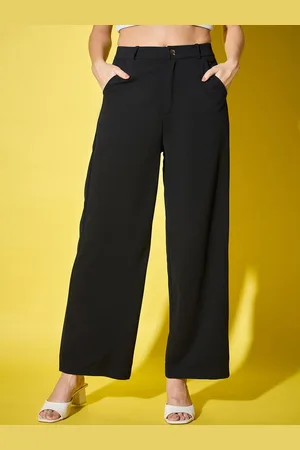 BuyNewTrend Women Comfort High-Rise Trousers