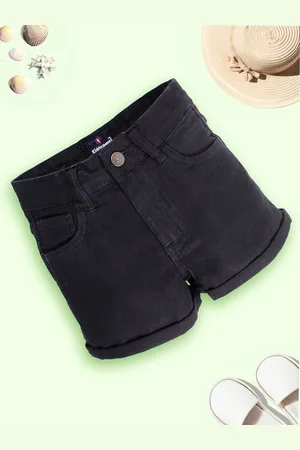KiddoPanti Girls Denim Denim Shorts
