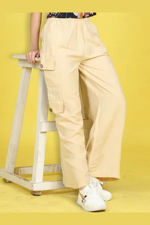 Cutiekins Girls Mid-Rise Cargos Trousers