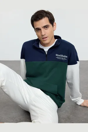 Trendyol Men Colourblocked Sweatshirt