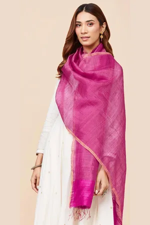 Fabindia Zari Detailed Silk Stole
