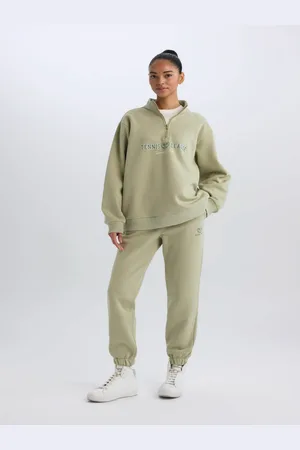 DeFacto Women Regular Fit Mid-Rise Joggers