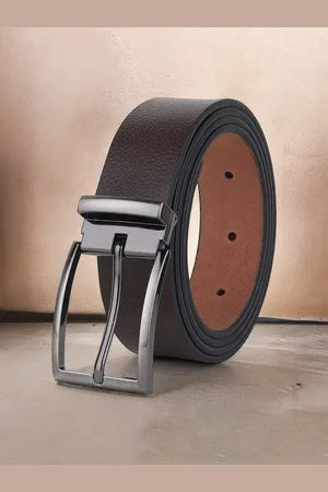 Provogue Men Textured Leather Formal Belt