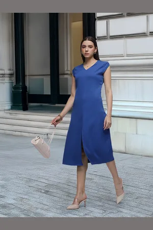 French Connection A-Line Midi Dress