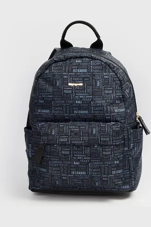 Lifestyle Women Typography Printed Casual Backpack