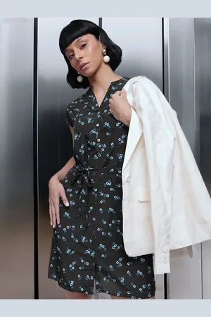 French Connection Floral Printed Sheath Dress