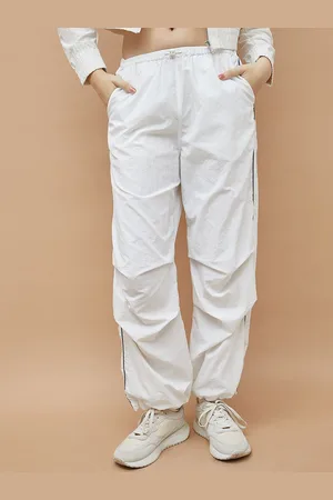 Lifestyle Women Regular Fit High-Rise Parachute Trouser