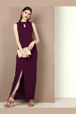 Moda Rapido Women Keyhole Neck Maxi Dress