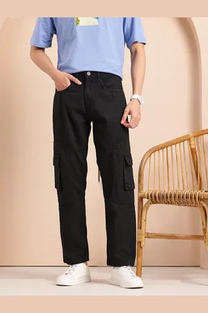 Mast & Harbour Men Relaxed Cargo Jeans