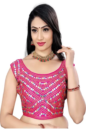 HERE&NOW Women Embellished Padded Saree Blouse