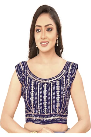 HERE&NOW Women Embellished Padded Saree Blouse