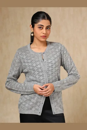 Soch Women Acrylic Crochet Cardigan