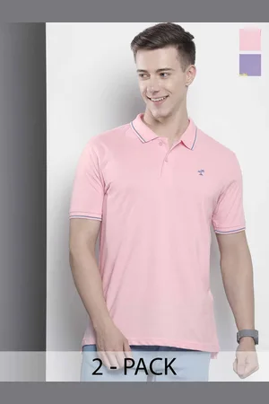 The Indian Garage Co Men Solid Polo Collar Short Sleeves T-Shirt